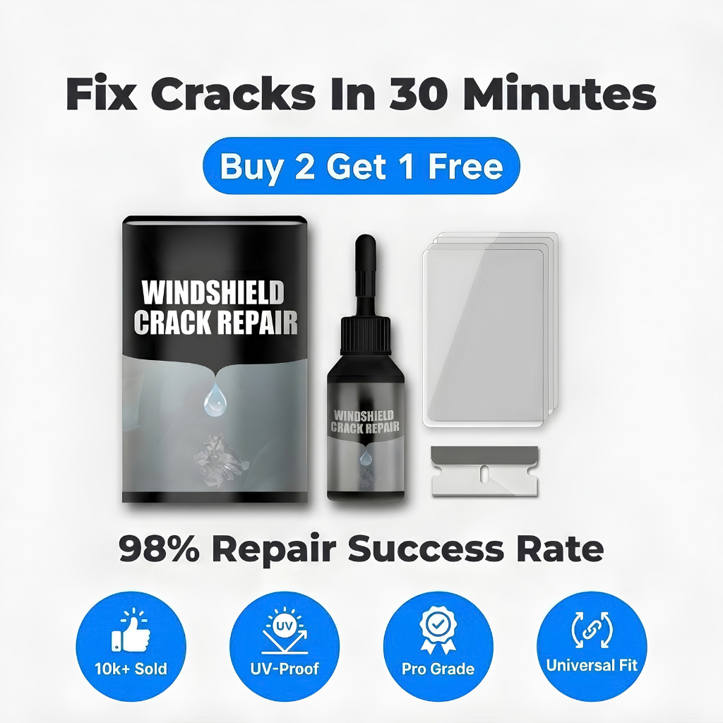Windshield Crack Repair Kit — DIY Glass Fix Without Expensive Shop Visits