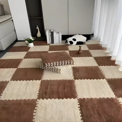 Ultra-Soft Plush Rug Tiles — Cozy Comfort Without Replacing Your Whole Floor