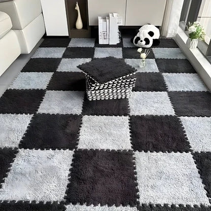 Ultra-Soft Plush Rug Tiles — Cozy Comfort Without Replacing Your Whole Floor