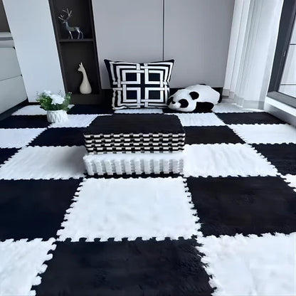 Ultra-Soft Plush Rug Tiles — Cozy Comfort Without Replacing Your Whole Floor
