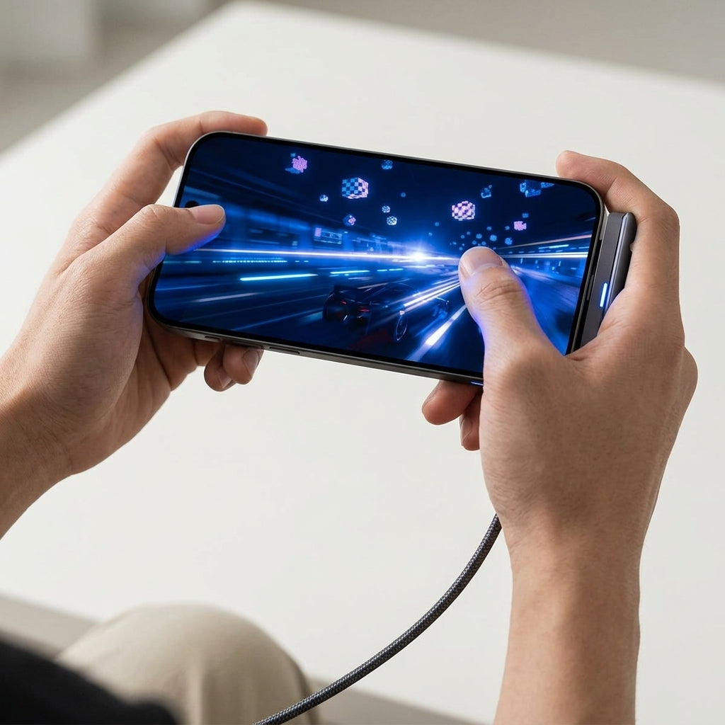 2-in-1 Fast Charging Cable — Charge Your Phone Without Holding It Up