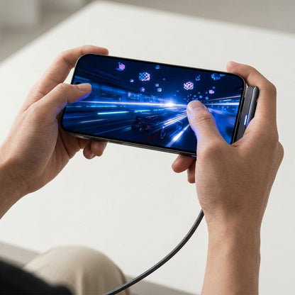 2-in-1 Fast Charging Cable — Charge Your Phone Without Holding It Up