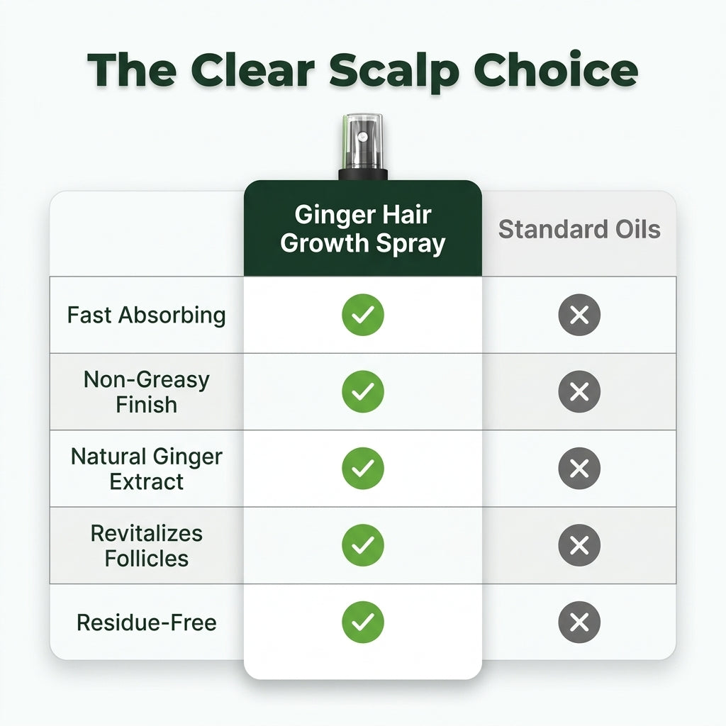 Nourishing Ginger Hair Spray — Fuller-Looking Hair With Daily Scalp Care