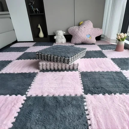Ultra-Soft Plush Rug Tiles — Cozy Comfort Without Replacing Your Whole Floor