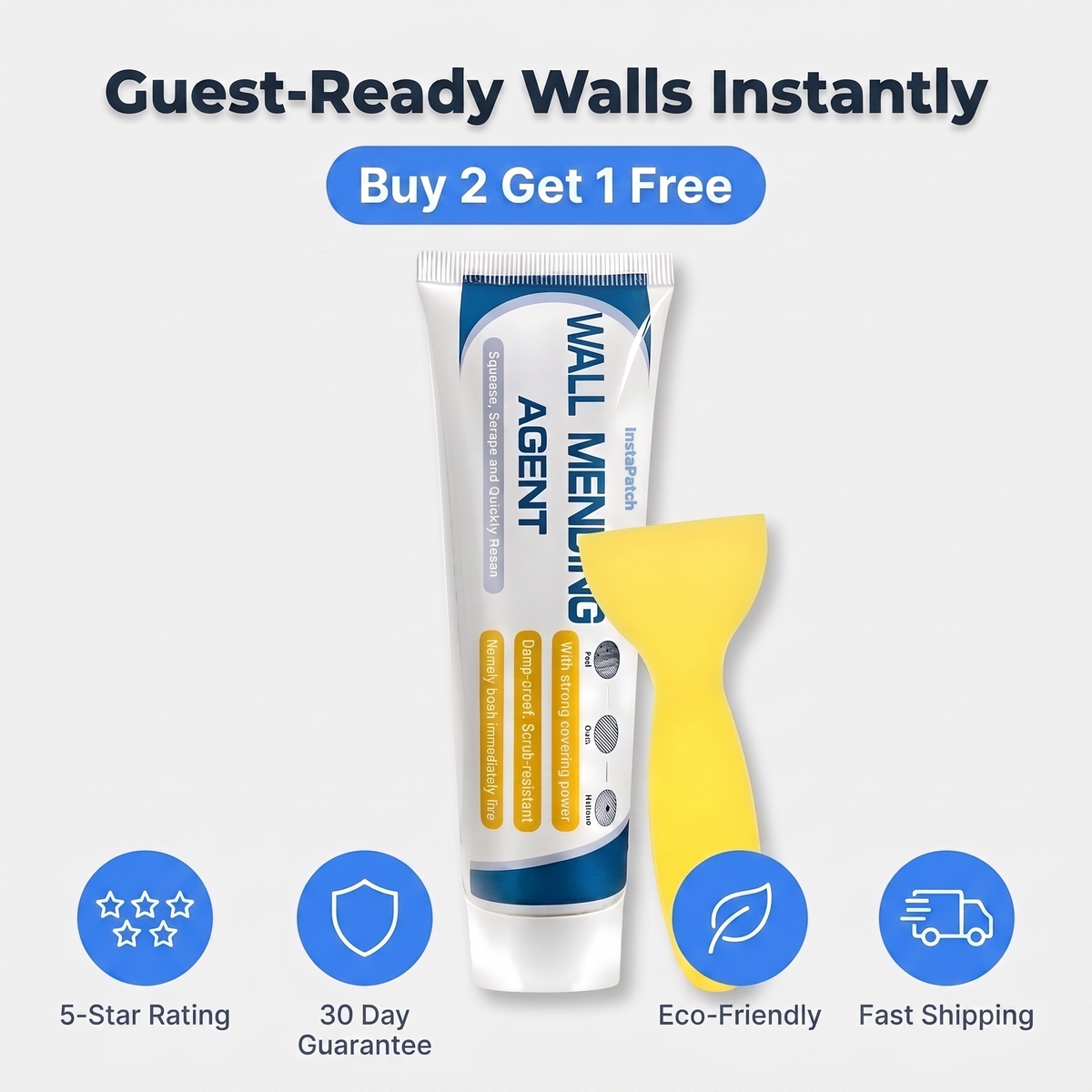 Wall Repair Cream Kit — Smooth Wall Damage Without Hiring A Contractor