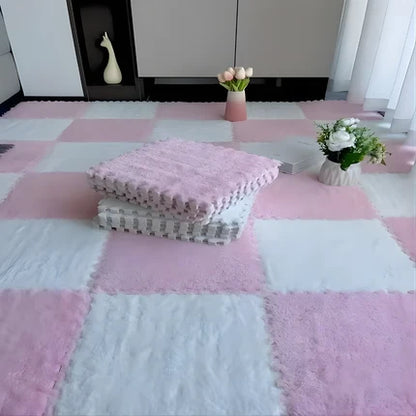 Ultra-Soft Plush Rug Tiles — Cozy Comfort Without Replacing Your Whole Floor